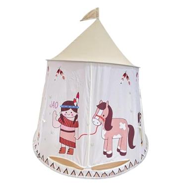 Imagem de YIJU Tenda de brinquedo infantil, jardim, casa de brinquedo, barraca portátil, brinquedo de acampamento para festa de 3 a 12 anos
