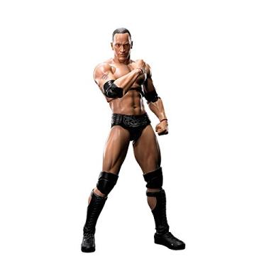 Imagem de Tamashii Nations 51000 boneco WWE The Rock Shfiguarts