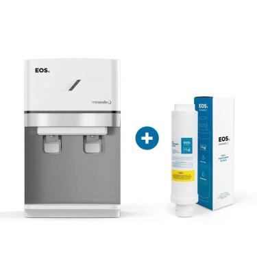 Imagem de Kit 1 ano EOS - Purificador de Água EOS Mineralle EPC01B 220V + Filtro Refil EFP01 Branco