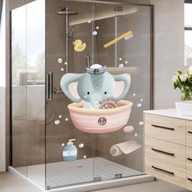 Imagem de Papel de Parede Safari Infantil Lavável Seguro Fácil Aplicação Ideal para Quarto Bebê, Box Banheiro ou Piscina Decoração Criativa