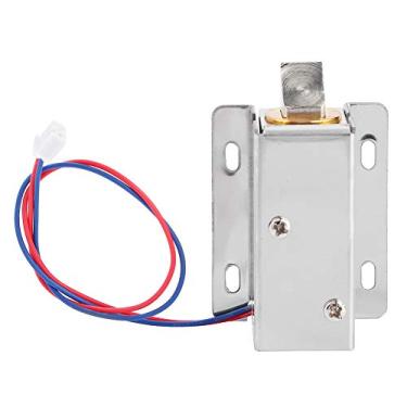 Imagem de Hilitand DC 12V Lock Magnético Elétrico, Trava Em Miniatura de Aço Inoxidável para Gaveta, Gabinete, Caixa Com Energia Ajustável, Instalação Fácil, Bloqueios Eletromagnéticos da Porta de Acesso