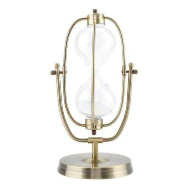 Imagem de Ampulheta Decoração Decorativa Bronze Tempo 30 Minutos - Minymix