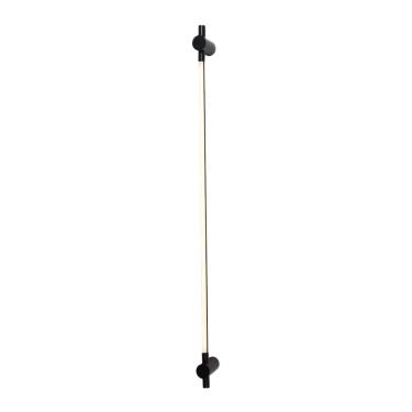 Imagem de Arandela Nordecor Lina 100cm 13w Led Bivolt Preto 3000k Luz Amarela
