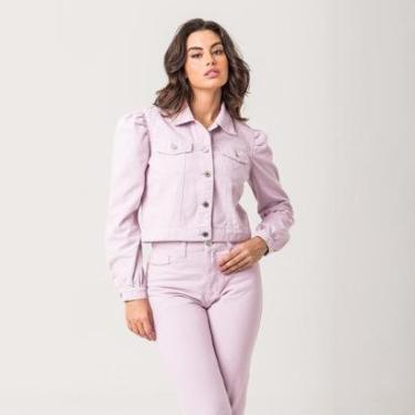Imagem de Jaqueta Cropped Feminina Sarja Zune-Feminino