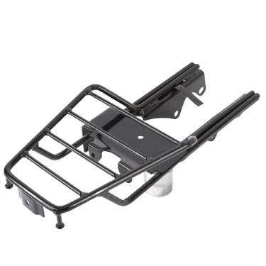 Imagem de Jiawu Rack de Bagagem Traseira de Motocicleta Compatível Com Macaco Z50 Z50J Skyteam Z50A, Material de Ferro Pesado Substituição de Prateleira de Carga Traseira, Motocicleta Transporte (Preto)