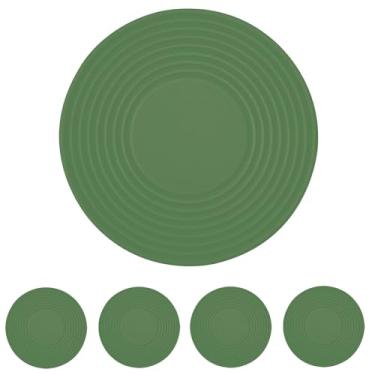 Imagem de Empilhador de canecas de café, acessórios de armazenamento de xícaras, porta-copos de silicone, organizadores expansíveis e empilháveis para armários de cozinha, economiza espaço para armário e