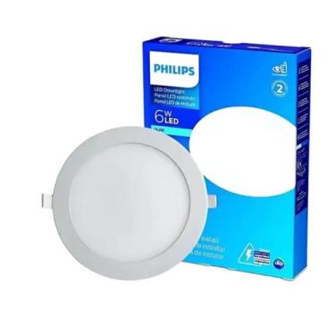 Imagem de Luminária Plafon Led 6w Philips 6500k Bivolt DL252 400lm
