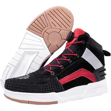 Imagem de Sapatos De Motociclismo, Botas Casuais De Esportes Motorizados Road Street, Design Anti-derrapante & Com Fivela Rotativa, Sapatos De Motocross Respiráveis, B, 38 EU