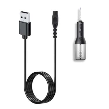Imagem de NOUKAJU Carregador para irrigador bucal sem fio Philips Sonicare HX3826/23, cabo de carregamento USB de 1 m, cabo carregador para Philips Sonicare HX3826 (preto)