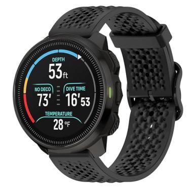Imagem de Compatível com pulseiras SUUNTO Ocean, pulseira de silicone de 20 mm, 22 mm com fivela de metal compatível com SUUNTO Ocean, Race, Race S, vertical, 9 Peak Pro, 5 Peak, 3