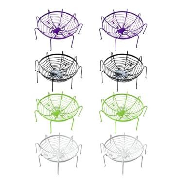 Imagem de Ｂｅｓｇａ Tigela de doces para Páscoa, cesta de doces, lanches diversos, pães, vegetais, cesta de batata, de aranha de Halloween, cestas de frutas para, 8 Unidades