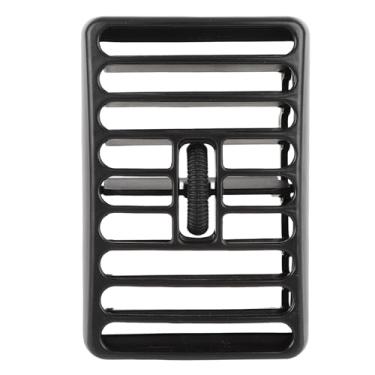 Imagem de Asixxsix Grelha de ventilação do painel de instrumentos, ABS preto, saíd a de ventilação de ar do painel de instrumentos para W rangler TJ 1997 2006, lado esquerdo do motorista