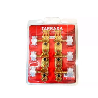 Imagem de Tarraxa P/ Violao Nylon Pino Fino -  Dourada