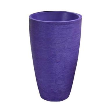 Imagem de Kit 2 Vaso Planta 65x40 Oval Moderno Polietileno - BGPLASTICOS, LILAS 