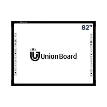 Imagem de Lousa interativa unionboard color preta 82 polegadas
