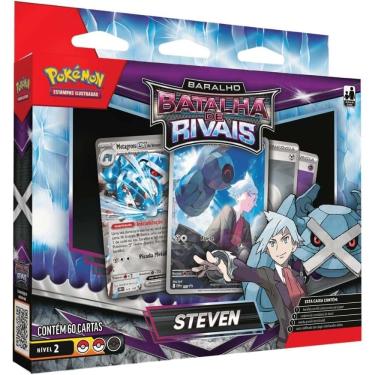 Imagem de Pokemon Baralho Batalha de Rivais Steven 60 Cartas Copag TCG