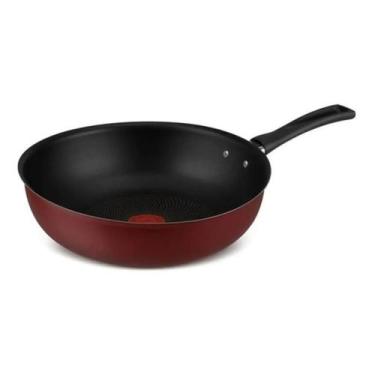 Imagem de Frigideira Antiaderetente Multi 24cm Limpa Fácil Vermelho - Rochedo