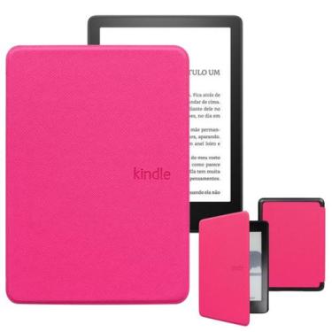 Imagem de Capa proteção extra para Kindle 12ª Gen 2024 RS23CV - Genérica, Rosa P