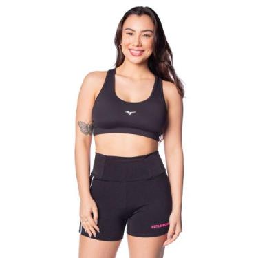 Imagem de Top Feminino Mizuno Essence Preto, Preto, P