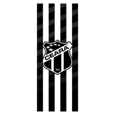 Imagem de Toalha de Banho e Praia Döhler Ceará Preto e Branco, Única