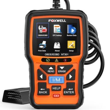 Imagem de FOXWELL NT301 OBD2 Scanner Live Data Profissional Mecânico OBDII Ferramenta de Leitor de Código de Diagnóstico para Verificar a Luz do Motor