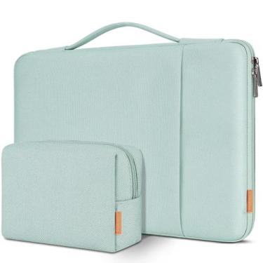 Imagem de Capa para laptop DOMISO 17,3" resistente à água verde menta