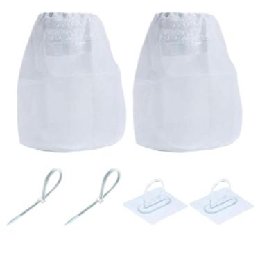 Imagem de Rrlihjgu Recolhedor de Fibras para Secadora,Recolhedor de Fibras para Roupa 2 Unidades - Peças De Aspirador Para Bolsos De Algodão Nylon Lavagem De Roupas De Animal Sink Casa Apartamento