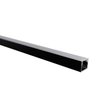 Imagem de Perfil de Sobrepor para Fita Led Blumenau Line 17mm com 2 metros, PRET