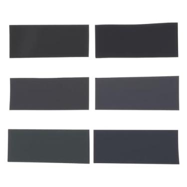 Imagem de Briny River Conjunto de 60 peças de lixa à prova d'água molhada e seca 400/600/800/1000/1200/1500 gramatura 9,6 x 23 centímetros adequado para artesanato doméstico marcenaria