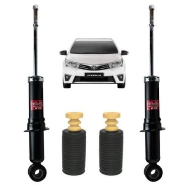 Imagem de Par Amortecedor Traseiro Kayaba + Kit Batente 1Linha Toyota Corolla 20
