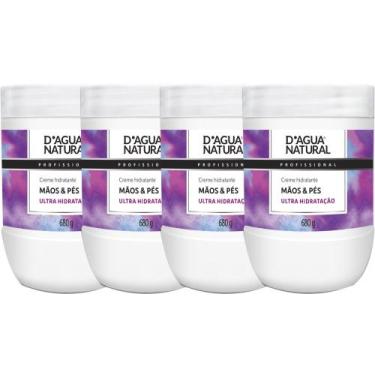 Imagem de 4 Creme Desodorante Hidratante Mãos Pés 680G D'agua natural - D'Água N