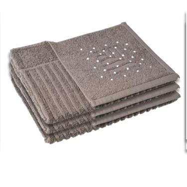 Imagem de 3 Toalha Piso Banheiro Antiderrapante 520g/m2 50x70 Maj Vr (MOCHA Bege Escuro Marrom Claro - TAPETE PREMIUM)