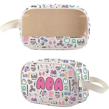 Imagem de WSNANG ABA Gifts Kit de sobrevivência para analista de comportamento aplicado à prova d'água Bolsa com zíper BACB RBT Presentes, Preto, Bolsa aba