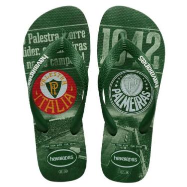 Imagem de Chinelo Havaianas Palmeiras Original Masculino, Verde, 39
