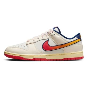 Imagem de Nike Tênis masculino Dunk Low Retro SE (HV5749-110, marfim pálido/vela/ouro universitário/carmesim claro), Marfim claro/vela/ouro universitário/carmesim claro, 40 BR