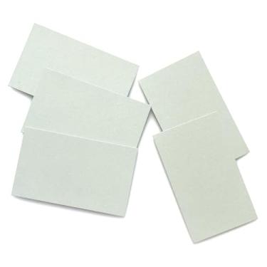 Imagem de ITZAMNA Mini cartolina de 8,9 x 5 cm, 230 g/m², para artesanato, scrapbook, etiquetas, desenho, cartões de notas, pacote com 100 cinza