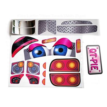 Imagem de The Toy Restore Replacement Decals fits Little Tikes Cozy Coupe Older Truck with Eyes QT-Pie Pink