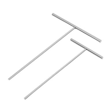 Imagem de KiBcsLic 2x Espalhadores de Crepe de aço Inoxidável Frigideira Talheres Utensílios de Cozimento Utensílios para Panquecas em Formato de T