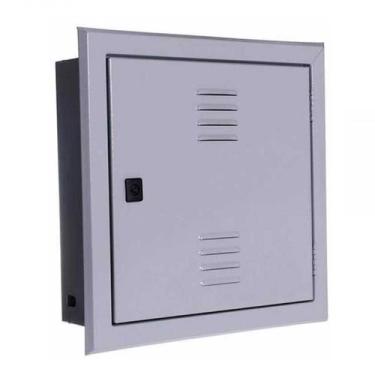 Imagem de 20x20x12 caixa passagem telefone padrao telebras embutir 200x200x120 -