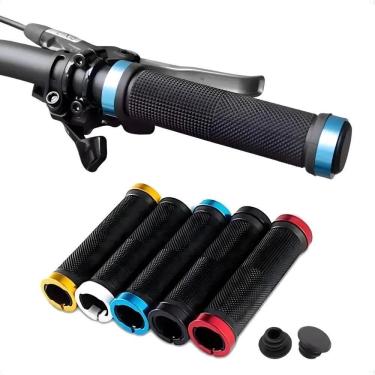 Imagem de 2X Manopla Bike 130Mm Punho Bicicleta Guidão Borracha Com Tr