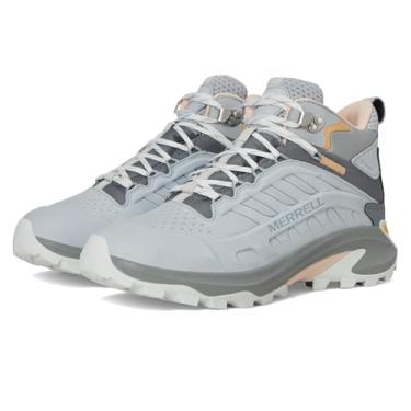 Imagem de Merrell Moab Speed 2 Tênis feminino de couro impermeável para caminhada, Gale, 35