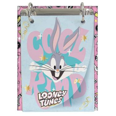 Imagem de Mini Caderno Escolar Argolado Looney Tunes Dac