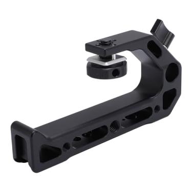 Imagem de Yunseity Câmera Superior da Câmera, Alça de Liga de Alumínio Leve Leve Com Suportes de Sapatos Frios, Com Pinos de Localização de Compatíveis Com Gaiolas de Câmera para