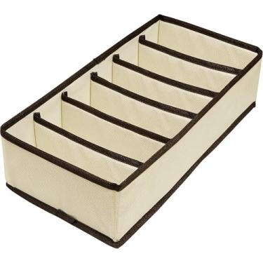 Imagem de Ordene - Organizador de Gaveta Tipo Colmeia para Peças Intimas/Sutiãs, Cor Bege, Linha My Closet