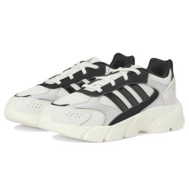 Imagem de adidas Crazychaos 2000 Tênis infantil, Branco/Preto/Prata Fosca, 16