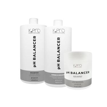 Imagem de Kit Shampoo e Condicionador 1000ml + Hair Masque 500g Ph Balancer - Kpro