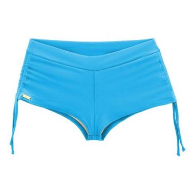 Imagem de Shortinho de Biquíni Regulável Poli Dance - Estigma, Azul piscina, M