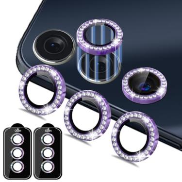 Imagem de Zeking (2 conjuntos para Samsung Galaxy S25 FE 5G, protetor de lente de câmera de vidro temperado brilhante brilhante anel individual de metal [kit de alinhamento da bandeja de instalação