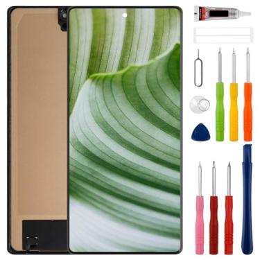 Imagem de [Com suporte] SWARK Novo digitalizador de tela LCD TFT Substituição para Pixel 6 Pro GLUOG G8VOU Montagem digitalizador de tela LCD sensível ao toque com kit de ferramentas de reparo atualizado - Sem