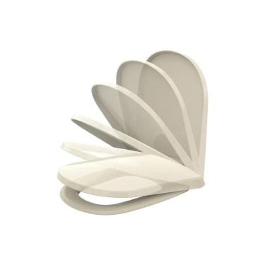 Imagem de Assento Sanitário Life Pp Creme Tupan Softclose Vaso Celite